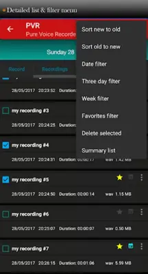 PureVoiceRecorderLight android App screenshot 2