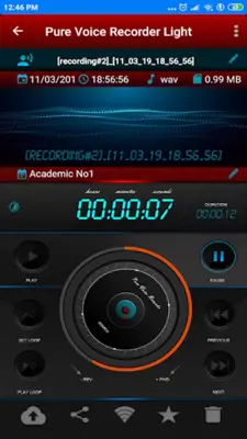 PureVoiceRecorderLight android App screenshot 6